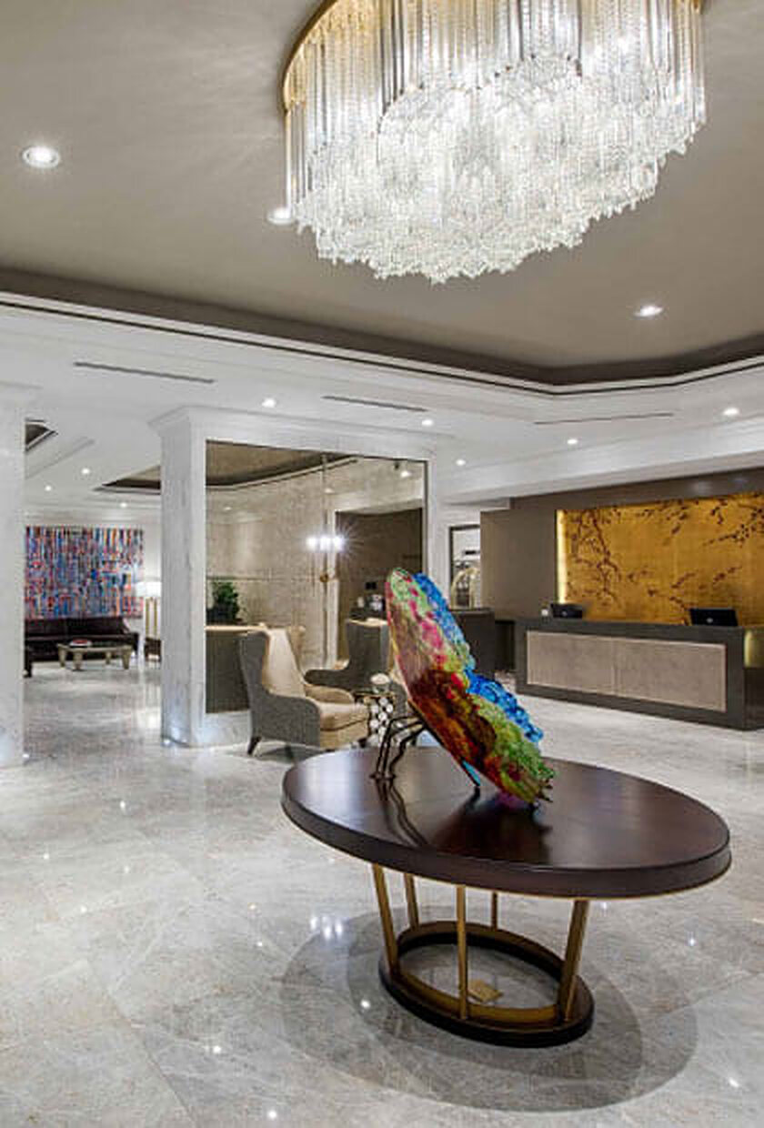 Lobby del hotel