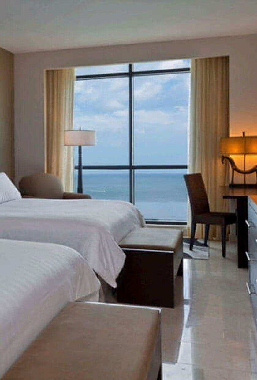 Habitación con vista al océano